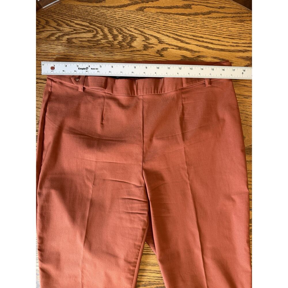 Violets & Roses Pants Rust Size 14W - Picture 2 of 9